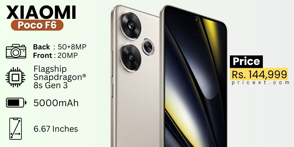 Xiaomi Poco F6 Price in Pakistan